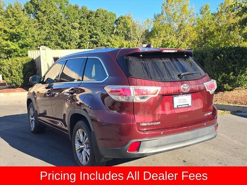Ooh La La Rouge Mica 2015 Toyota Highlander XLE