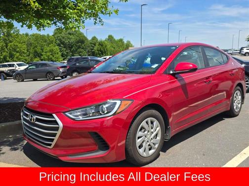 Scarlet Red Pearl 2017 Hyundai ELANTRA SE