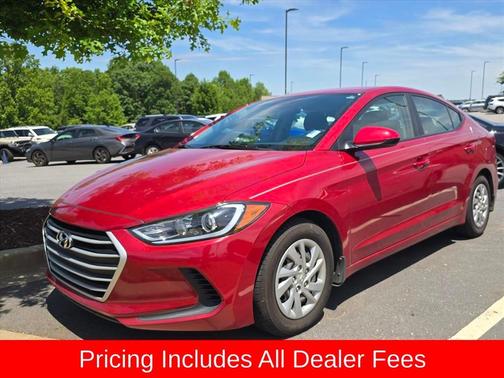 Scarlet Red Pearl 2017 Hyundai ELANTRA SE