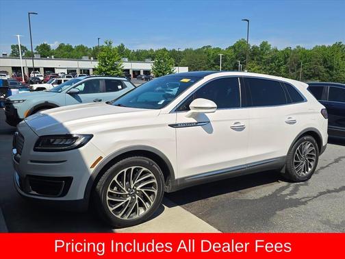 White Platinum Clearcoat Metallic 2019 Lincoln Nautilus Reserve