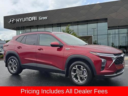 Crimson Metallic 2024 Chevrolet Trax LT