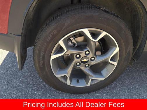 Crimson Metallic 2024 Chevrolet Trax LT