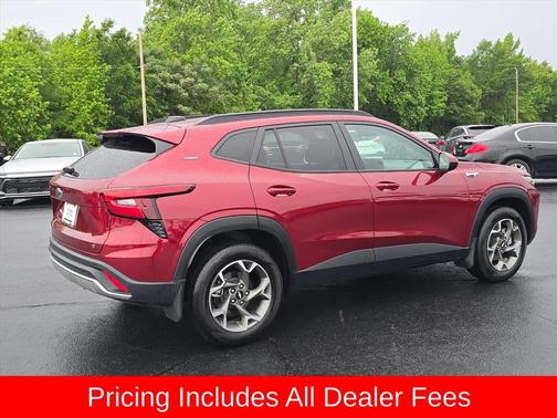 Crimson Metallic 2024 Chevrolet Trax LT