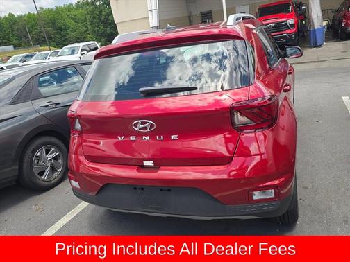 Red 2025 Hyundai VENUE Limited
