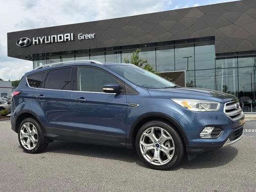 Blue Metallic 2018 Ford Escape Titanium