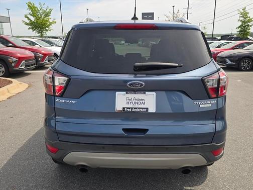 Blue Metallic 2018 Ford Escape Titanium
