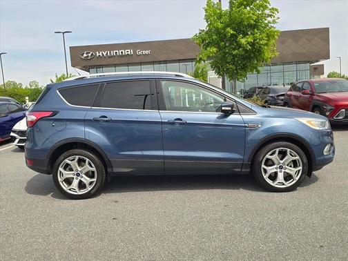 Blue Metallic 2018 Ford Escape Titanium