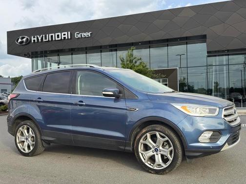 Blue 2018 Ford Escape Titanium