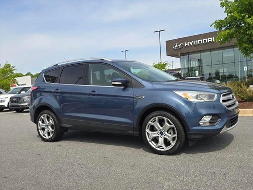 Blue Metallic 2018 Ford Escape Titanium