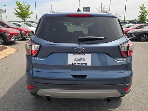 Blue Metallic 2018 Ford Escape Titanium