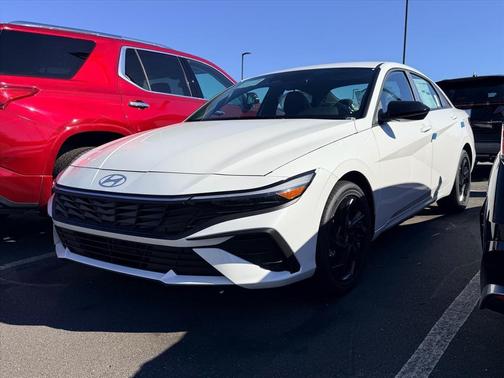 White 2026 Hyundai ELANTRA HEV SEL