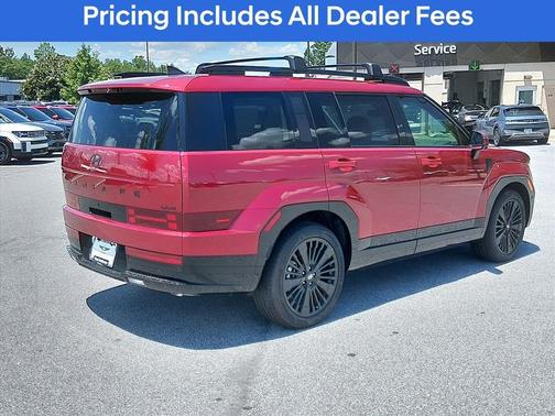 Red 2026 Hyundai SANTA FE HEV Calligraphy