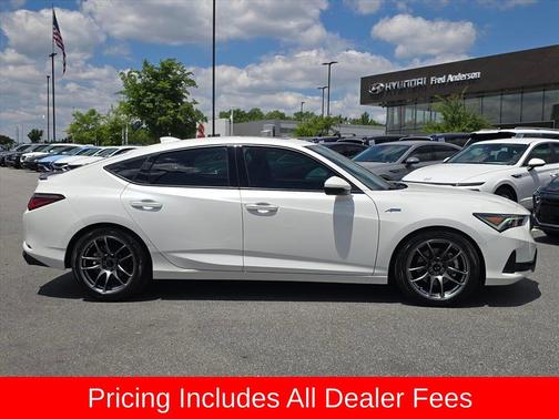 Platinum White 2024 Acura Integra A-Spec Technology