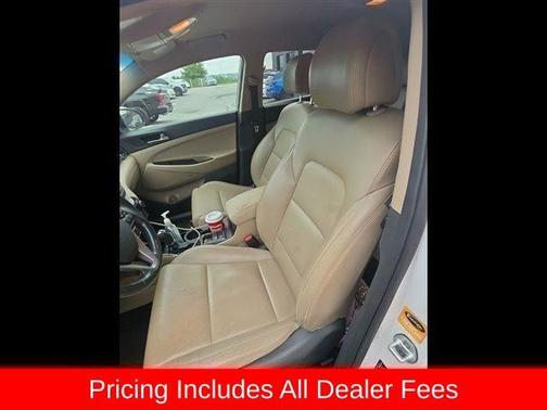 Dazzling White 2018 Hyundai TUCSON SEL Plus