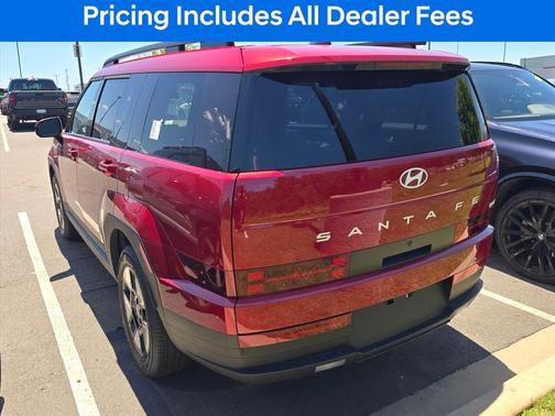 Red 2026 Hyundai SANTA FE HEV SEL