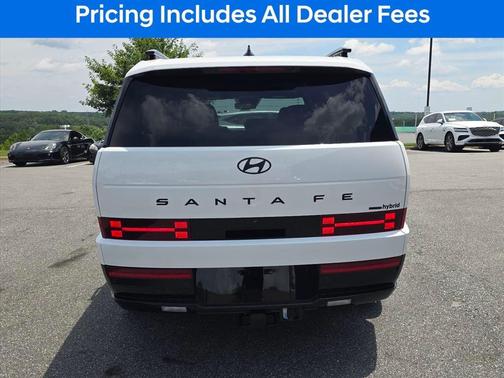 White 2026 Hyundai SANTA FE HEV Calligraphy