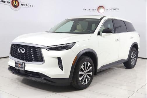 Glacier White 2023 INFINITI QX60 Pure