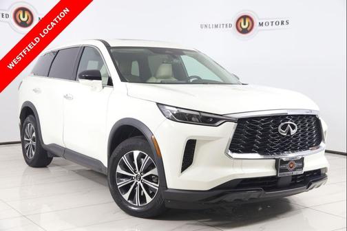 Glacier White 2023 INFINITI QX60 Pure