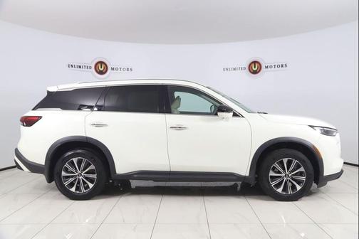 Glacier White 2023 INFINITI QX60 Pure