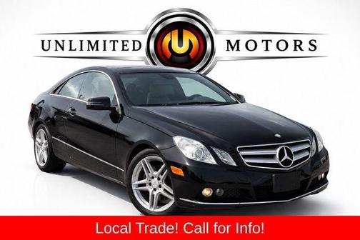 Black 2011 Mercedes-Benz E-Class Coupe