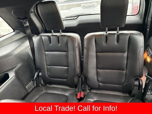 White Platinum Clearcoat Metallic 2017 Ford Explorer sport