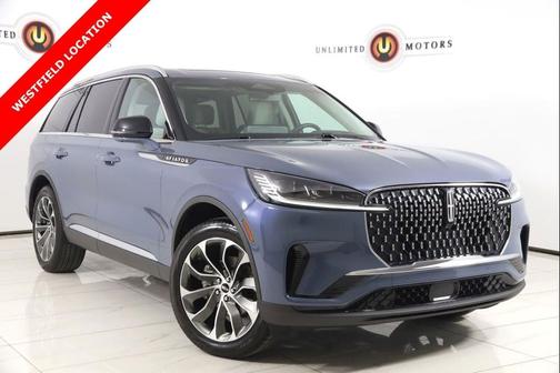 Whisper Blue Metallic Clearcoat 2025 Lincoln Aviator Reserve AWD