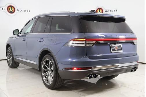 Whisper Blue Metallic Clearcoat 2025 Lincoln Aviator Reserve AWD