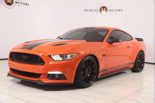 Competition Orange 2015 Ford Mustang GT Premium