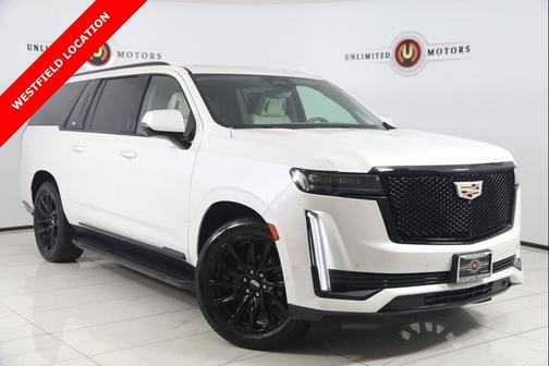 Crystal White Tricoat 2021 Cadillac Escalade ESV Sport Platinum