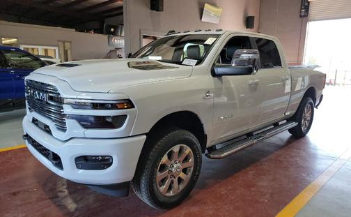 Bright White Clearcoat 2025 RAM 2500 Laramie Crew Cab 4x4 6'4' Box