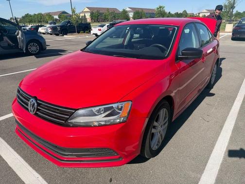 Tornado Red 2015 Volkswagen Jetta Auto S w/Technology