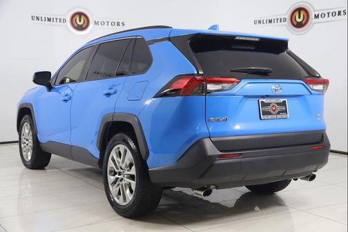 Blue Flame 2019 Toyota RAV4 XLE Premium