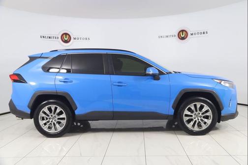Blue Flame 2019 Toyota RAV4 XLE Premium