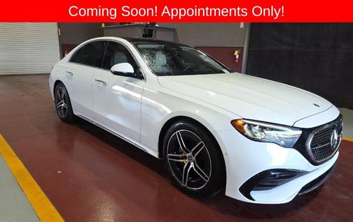 MANUFAKTUR Moonlight White Metallic 2024 Mercedes-Benz E-Class 4MATIC Sedan