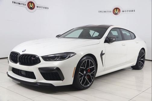 Alpine White 2024 BMW M8 Gran Coupe Competition
