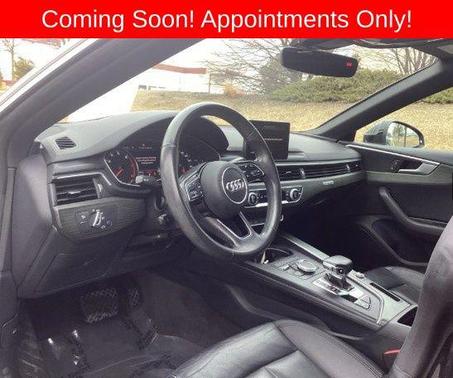 Black Metallic 2019 Audi A5 45 Premium