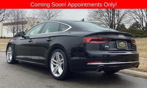 Black Metallic 2019 Audi A5 45 Premium