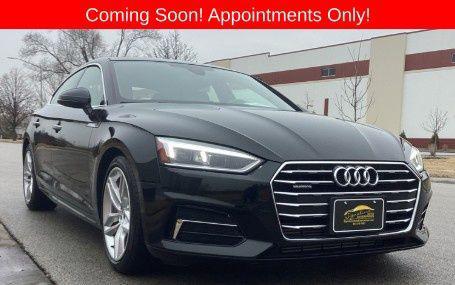 Black Metallic 2019 Audi A5 45 Premium