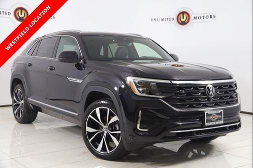 Deep Black Pearl 2025 Volkswagen Atlas Cross Sport 2.0T SEL Premium