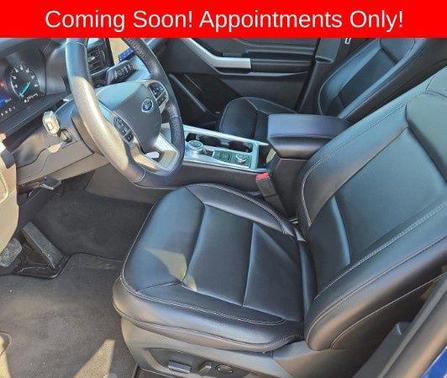 Atlas Blue Metallic 2022 Ford Explorer XLT