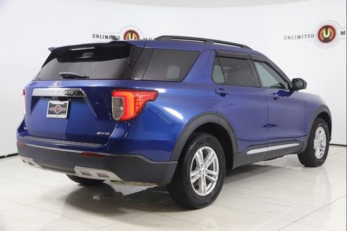 Atlas Blue Metallic 2022 Ford Explorer XLT