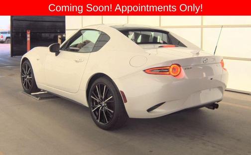 Snowflake White Pearl Mica 2024 Mazda MX-5 Miata RF Grand Touring