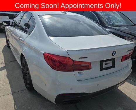 Alpine White 2018 BMW M550 i Xdrive