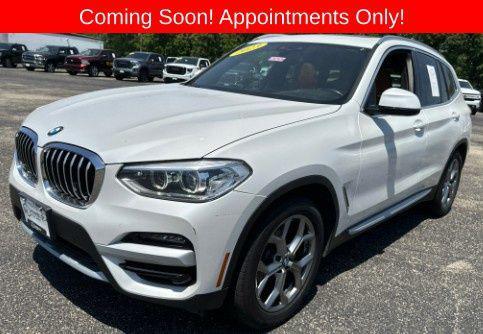 White Metallic 2020 BMW X3 xDrive30i