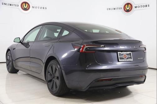 Solid Black 2024 Tesla Model 3 Long Range