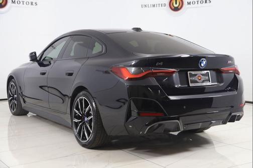 Black Sapphire Metallic 2024 BMW i4 Gran Coupe M50