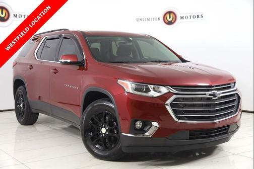 Cajun Red Tintcoat 2020 Chevrolet Traverse LT Cloth