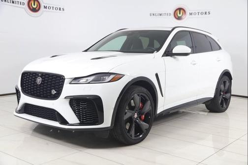 Ostuni Pearl White 2023 Jaguar F-PACE SVR P550 AWD Automatic