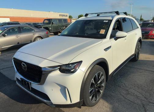 Rhodium White Premium 2024 Mazda CX-90 PHEV Premium Plus