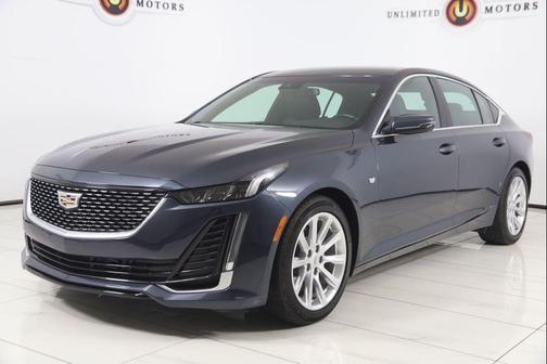 Shadow Metallic 2021 Cadillac CT5 Luxury RWD